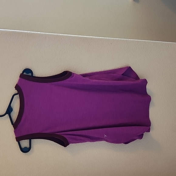 Old Navy purple active tank top, girls' size M (7/8) - Picture 4 of 5